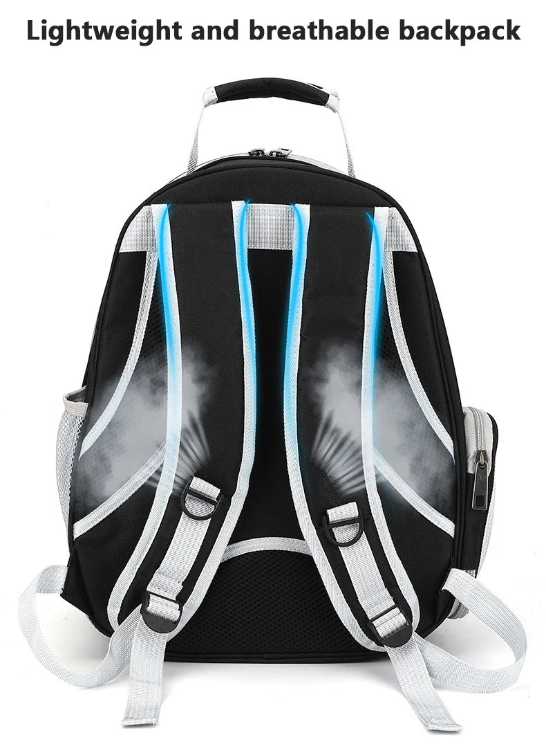 Breathable Portable Transparent Backpack Puppy Dog Capsule Bags